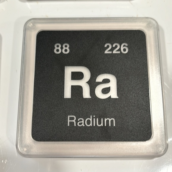 Toynk Radioactive Elements Periodic Table Glowing Light-Up Drink Coasters - Picture 5 of 8